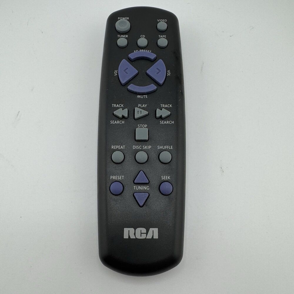 RCA Universal Remote Tuner/ CD/ Tape/ Video  Purple Buttons